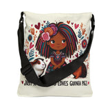Just a Girl — Guinea Pig Love Adjustable Tote Bag – image 5