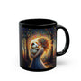 Woodlood Grace Guinea Pig Black Mug