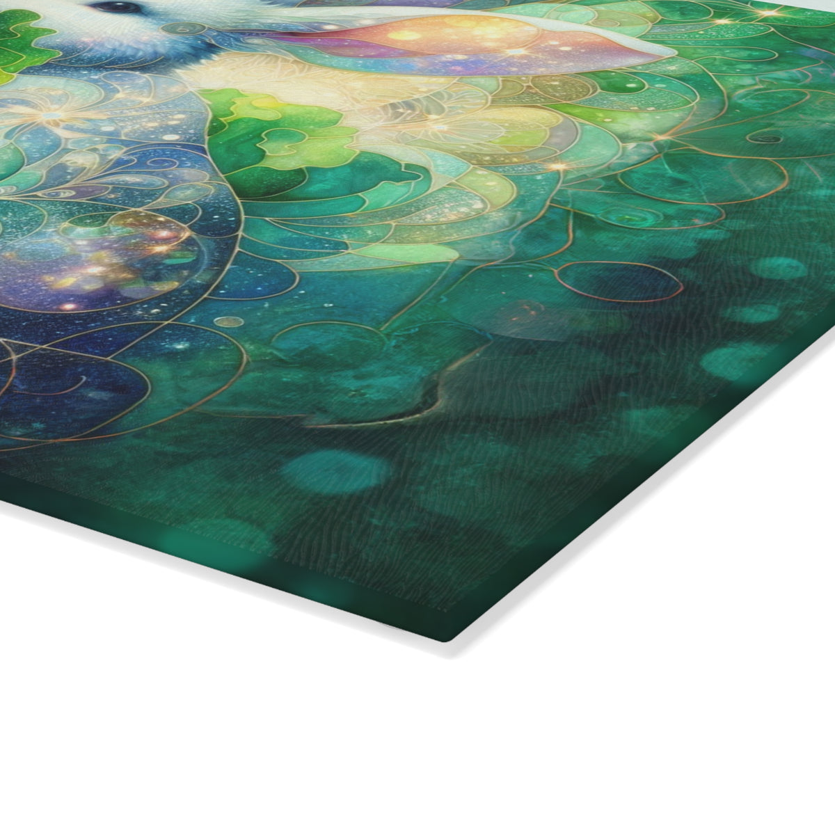 Bunny Nibbler Glass Cutting Board