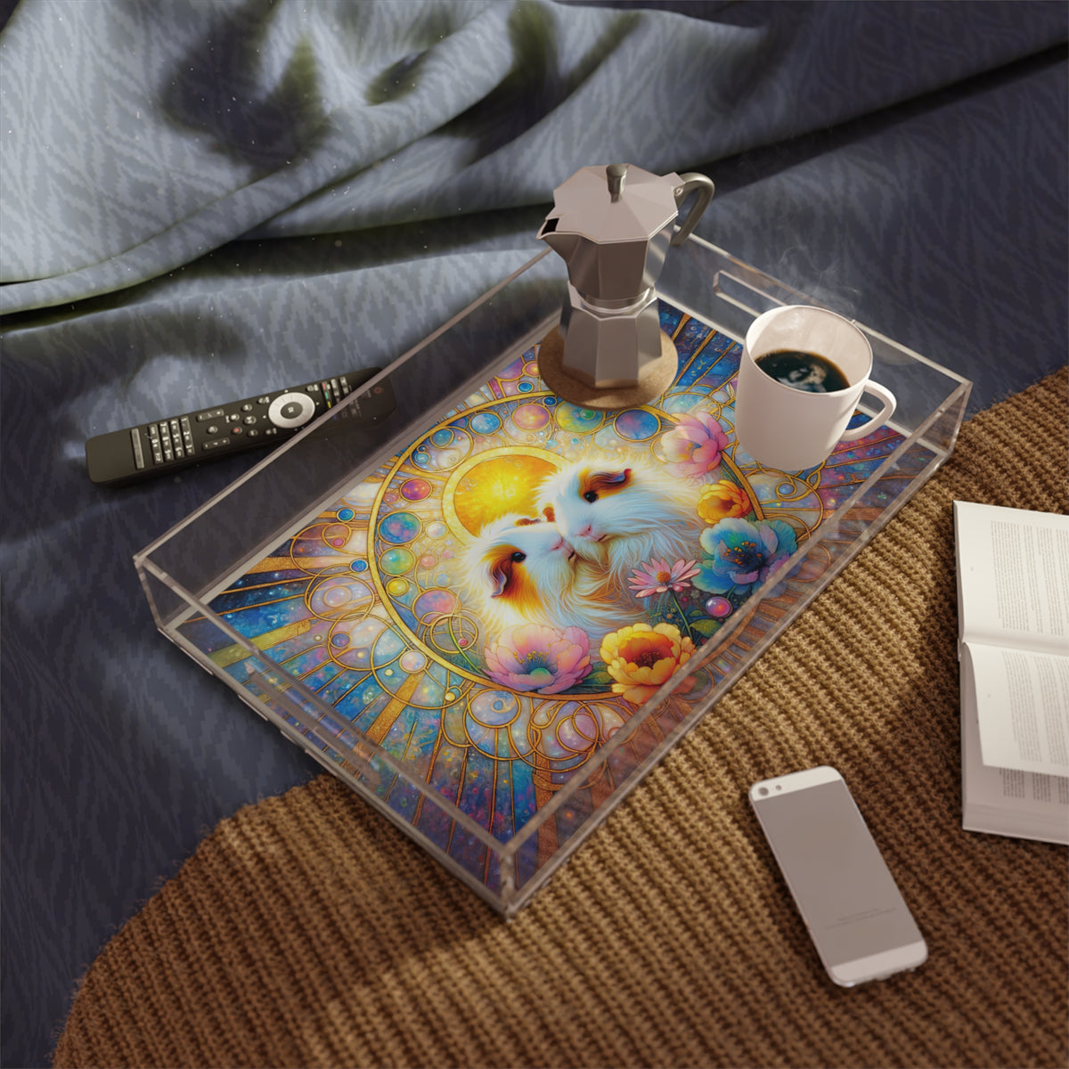 Sunburst Piggy Romance Tray