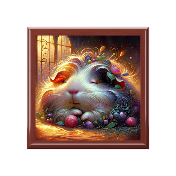 Holiday Nap Piggy Keepsake Jewelry Box