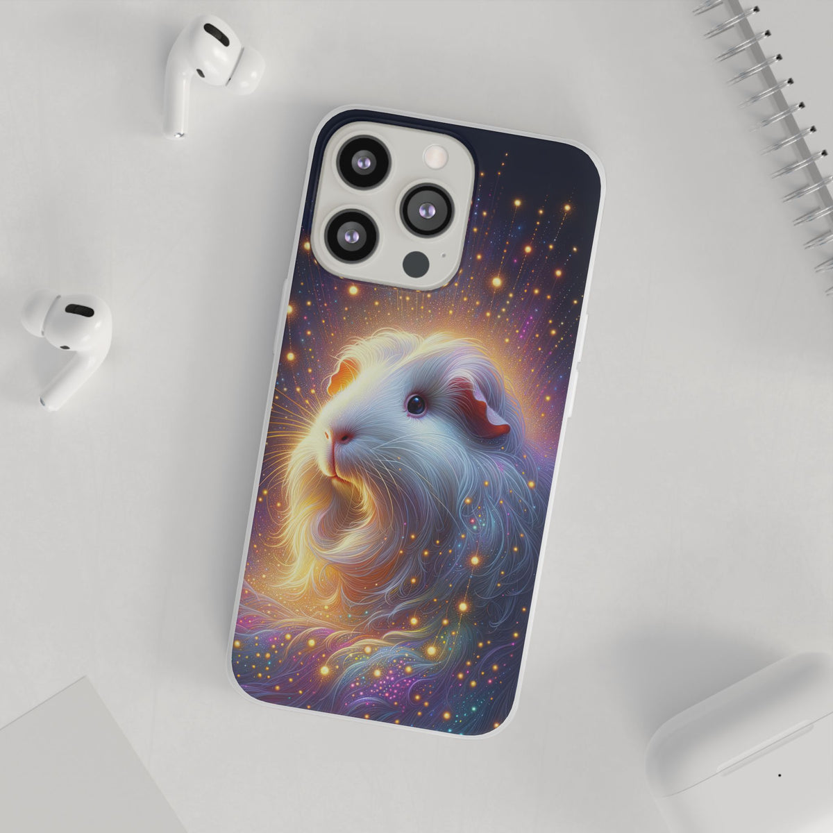 Starlight Wheek Guinea Pig Flexi Phone Case