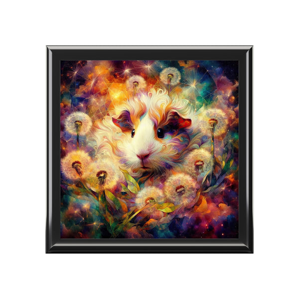 Spiritual Fire in Dandelions Guinea Pig Jewelry Box