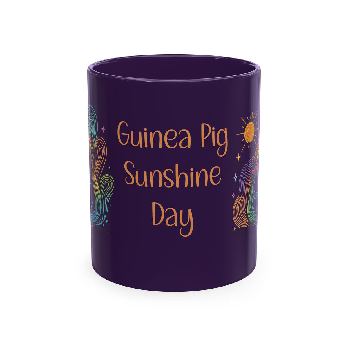 Personalized 'Teresa's Piggy Day' Ceramic Mug - Whimsical Guinea Pig Gift