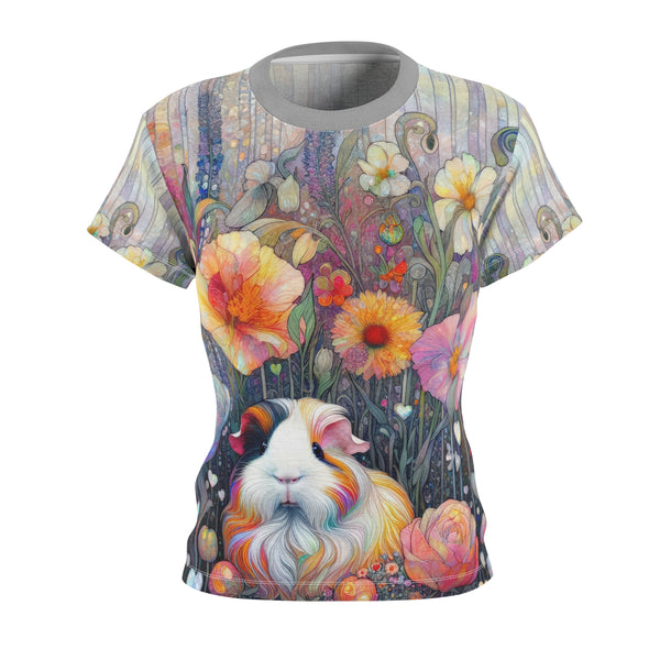 Radiant in Bloom Guinea Pig All-Over Print Tee