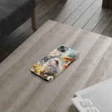 Dandelion Daze Guinea Pig Slim iPhone Case