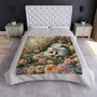 Dreamy Napping Piggies Crushed Velvet Guinea Pig Blanket