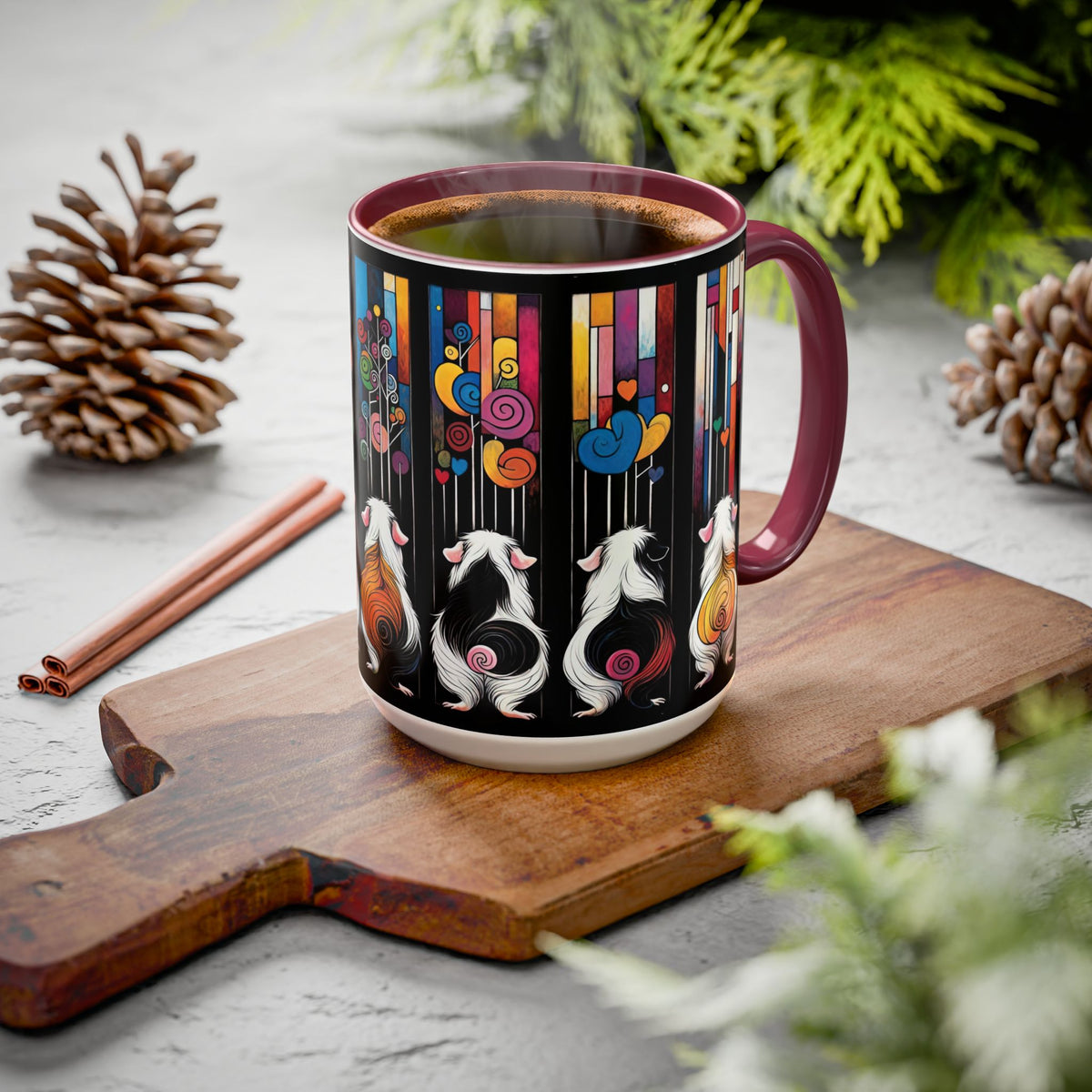 Piggy Butt Lineup - Guinea Pig Mug