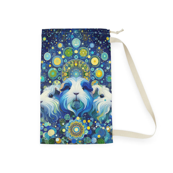 Midnight Mandala Trio Guinea Pig Laundry Bag