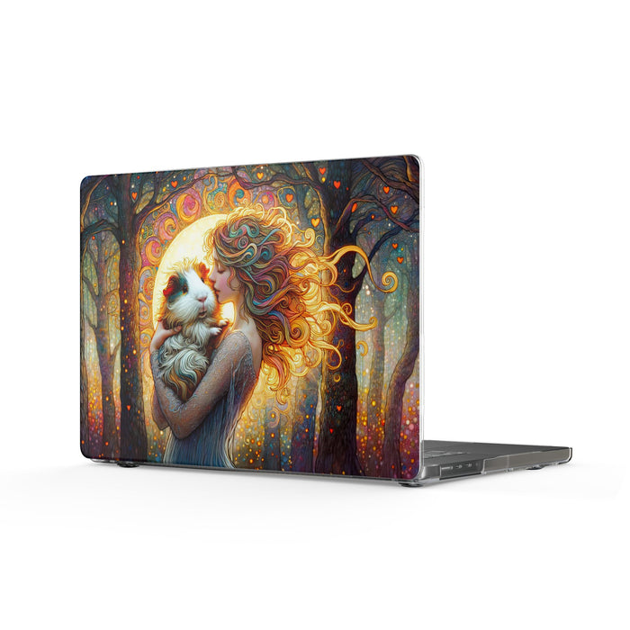 Woodland Grace Guinea Pig Macbook Case