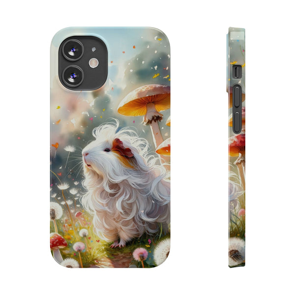Dandelion Daze Guinea Pig Slim iPhone Case