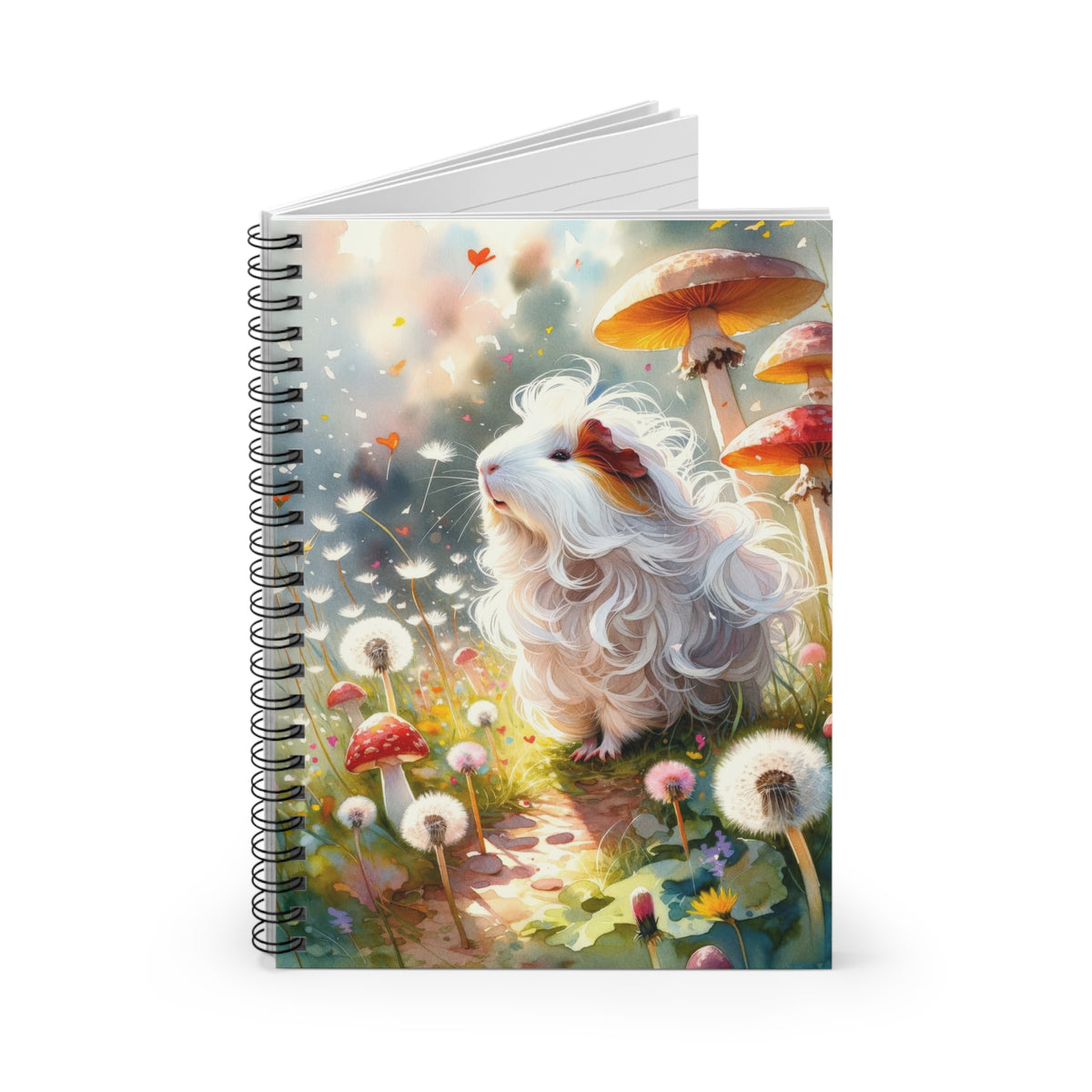 Whispers in the Meadow Guinea Pig Spiral Notebook