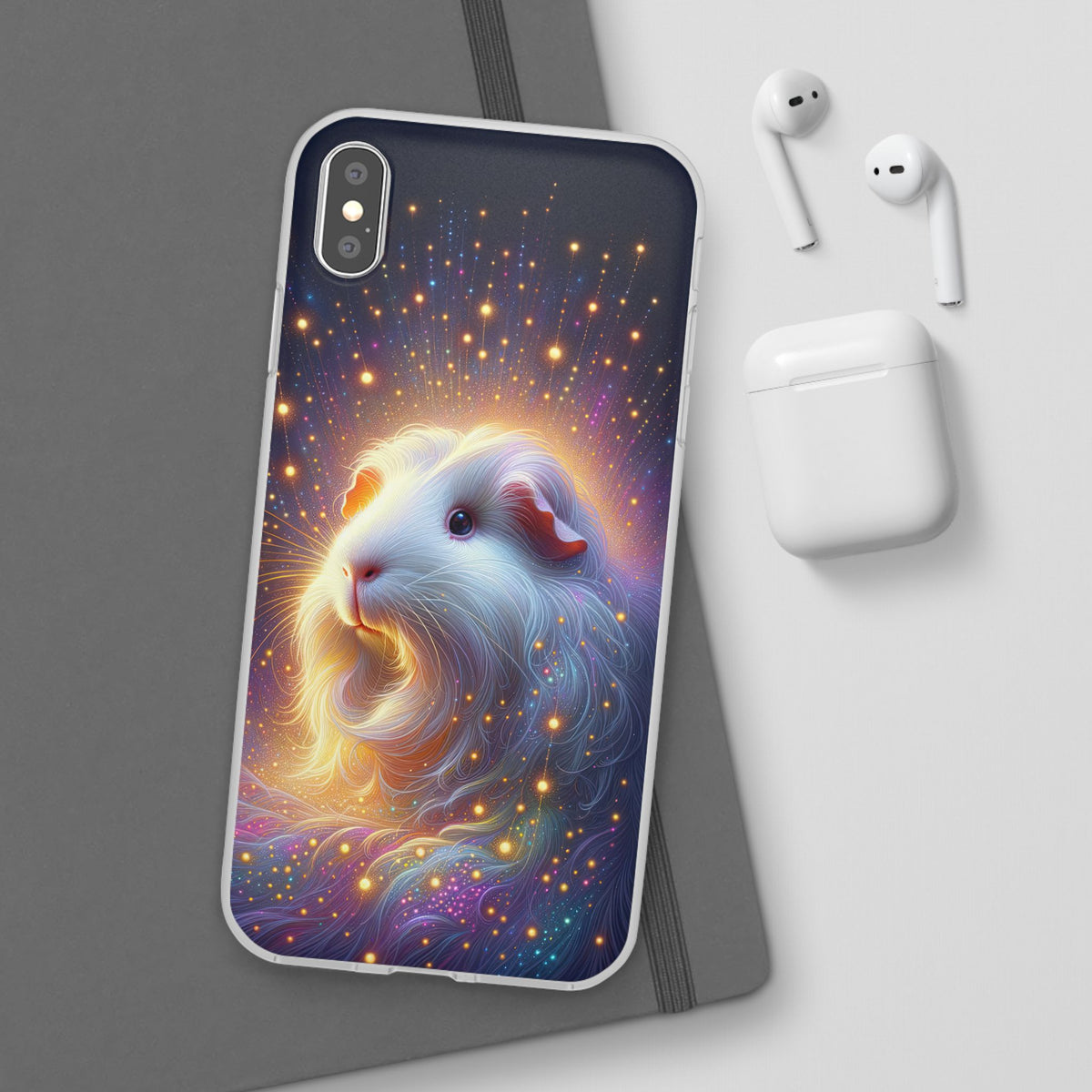 Starlight Wheek Guinea Pig Flexi Phone Case
