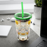 Summer Piggy Joy Guinea Pig Tumbler with Straw – image 9