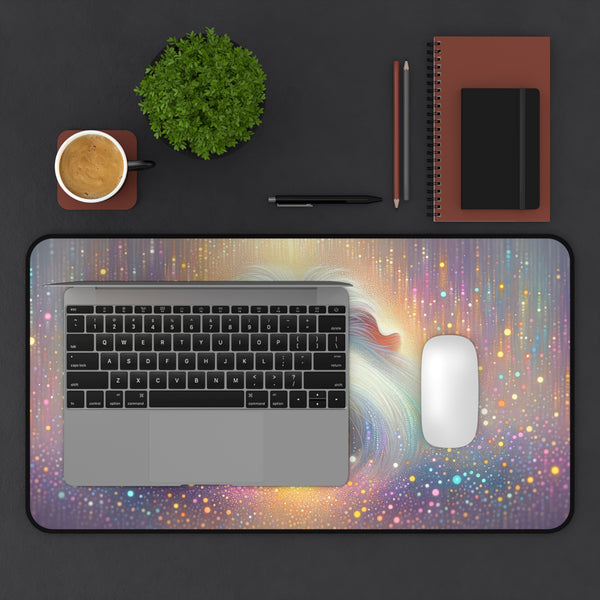 Guinea Pig Glitter Glow Desk Mat