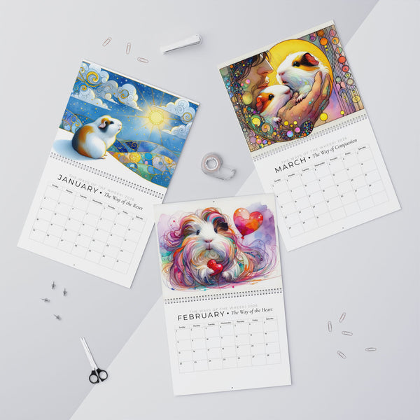 The Ways of the Wheek, Monthly Guinea Pig Wall Calendar