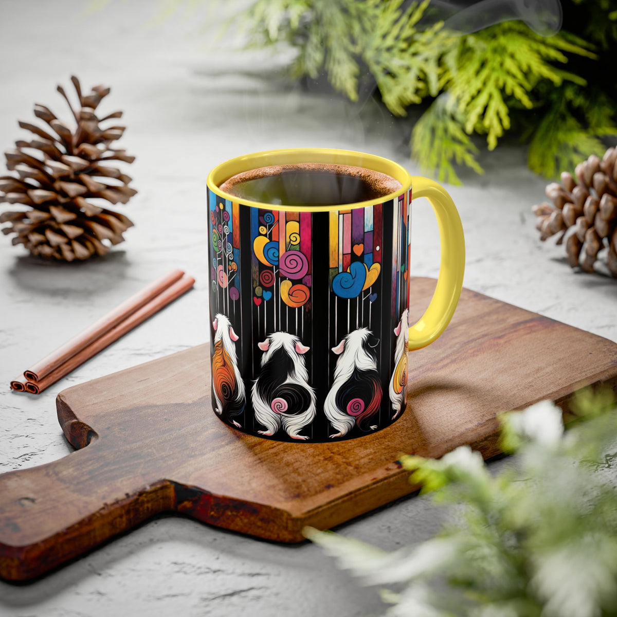 Piggy Butt Lineup - Guinea Pig Mug