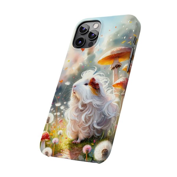 Dandelion Daze Guinea Pig Slim iPhone Case