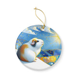 Winter Solstice Guinea Pig Ceramic Ornament – image 21