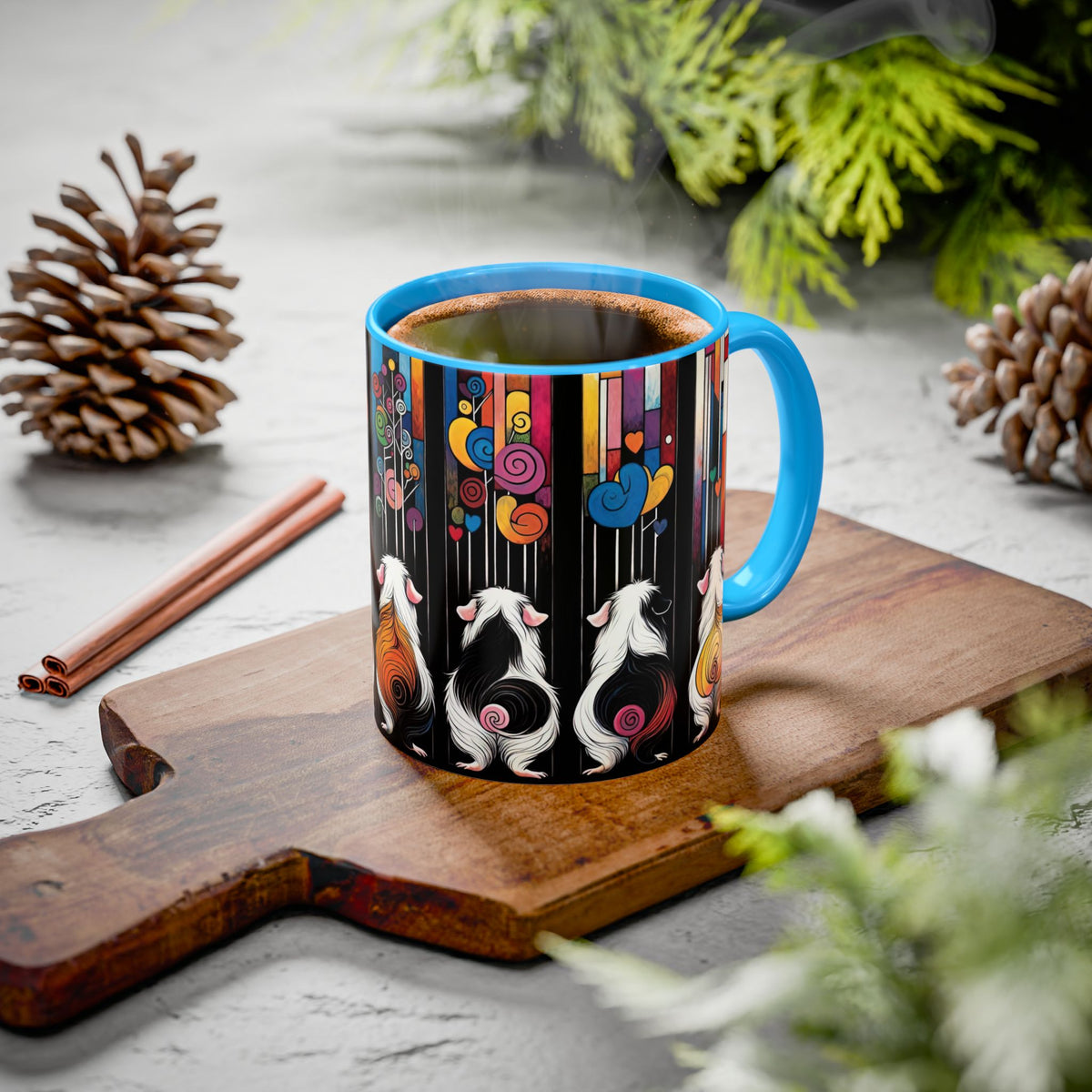 Piggy Butt Lineup - Guinea Pig Mug