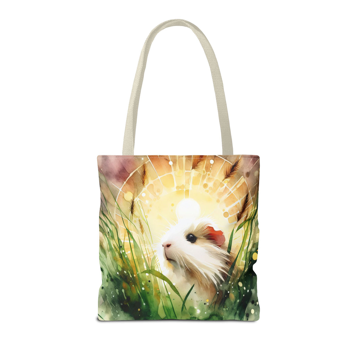 Whimsical Guinea Pig Tote Bag, Cute Animal Tote, Pet Lover Gift, Eco-Friendly Shopping Bag, Spring and Summer Accessory