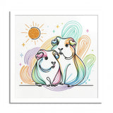 Sunny Piggy Vibes Framed Guinea Pig Wall Art – image 5