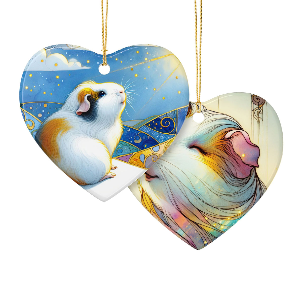 Winter Soltice Guinea Pig Ornament