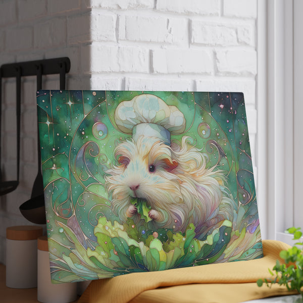 Lettuce Bowl Pigout Glass Guinea Pig Cutting Board
