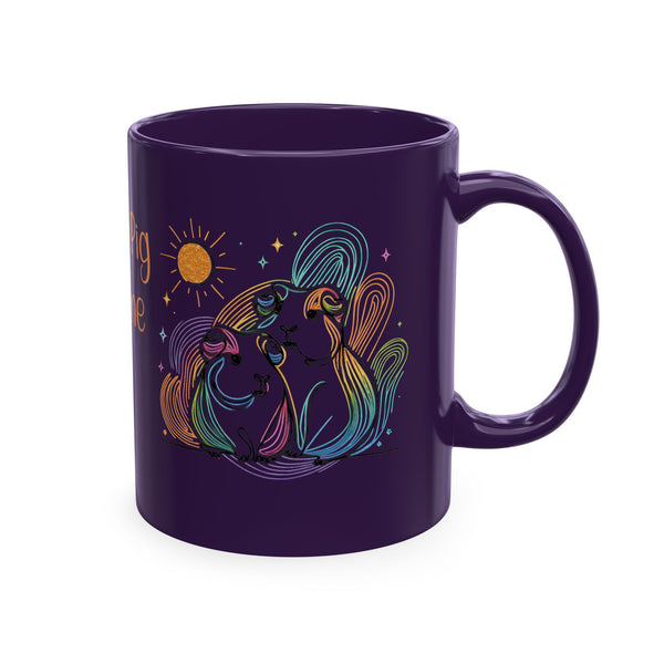 Personalized 'Teresa's Piggy Day' Ceramic Mug - Whimsical Guinea Pig Gift