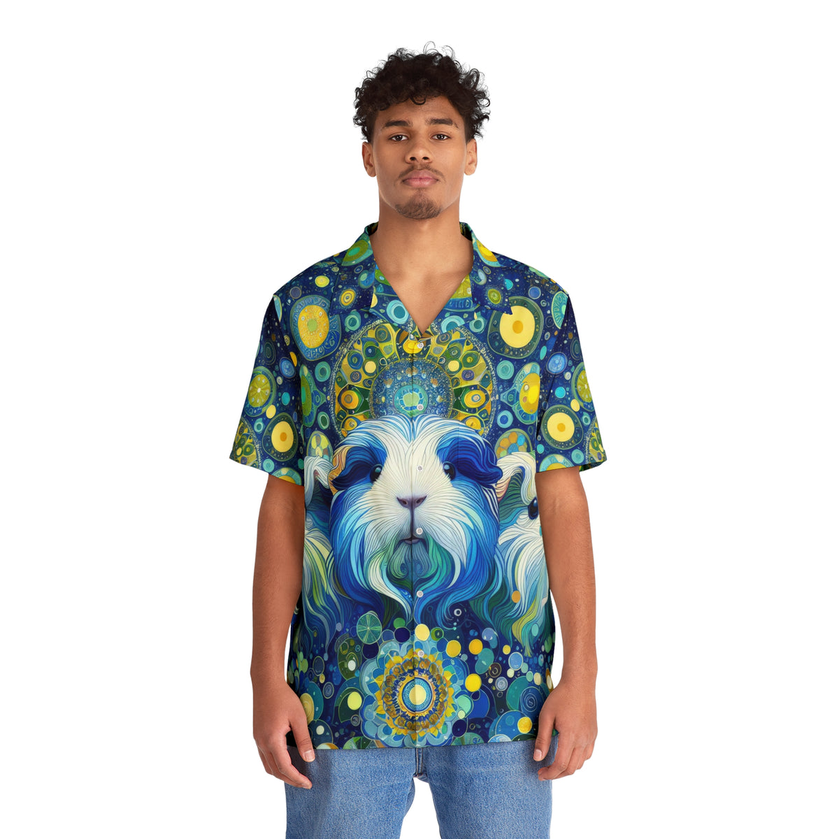 Cosmic Cavy Trinity Hawaiian Guinea Pig Shirt