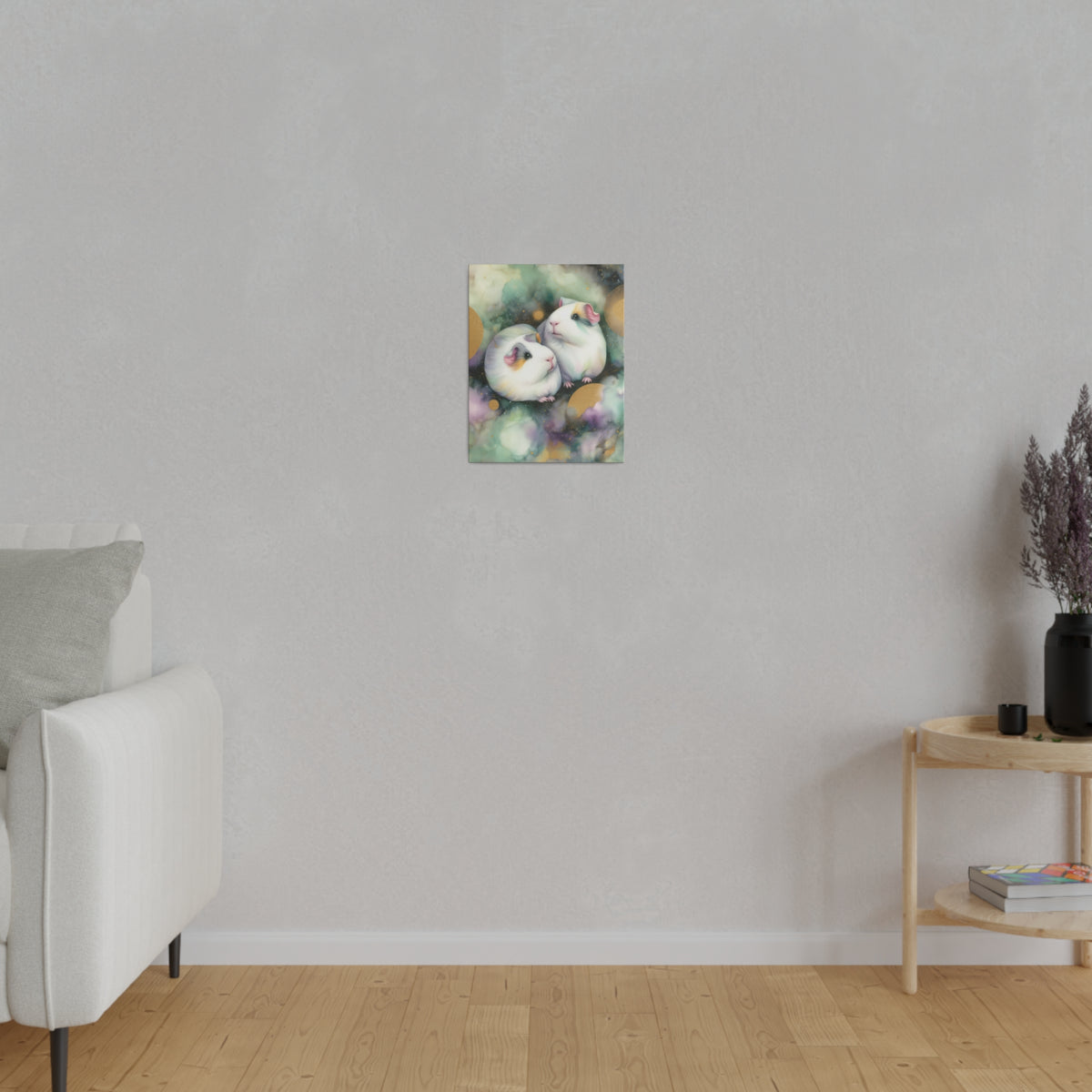 Precious Pig-appeal on Stretched Canvas