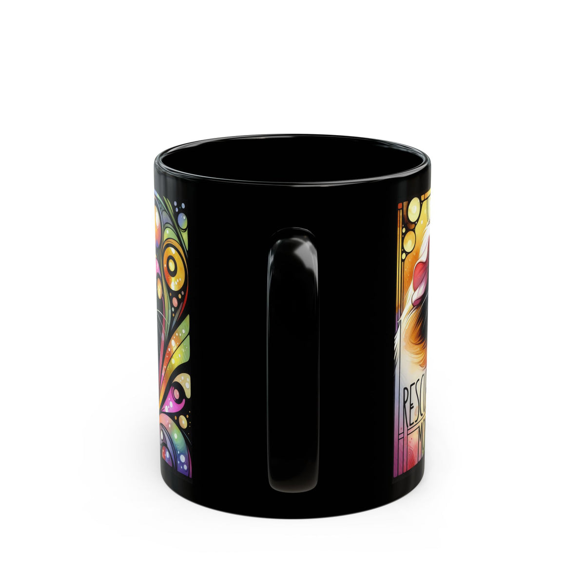 Colorful Guinea Pig Rescue Mom Mug – Perfect Gift for Animal Lovers, Pet Owners, Coffee Enthusiasts, Mother's Day, Birthdays