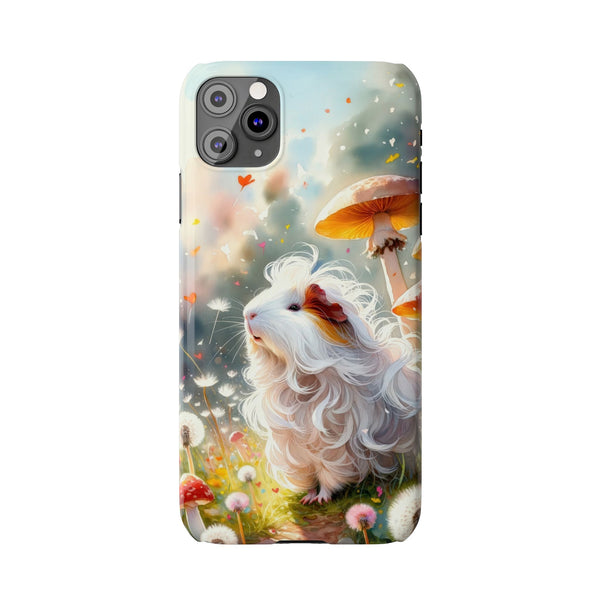 Dandelion Daze Guinea Pig Slim iPhone Case