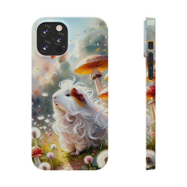 Dandelion Daze Guinea Pig Slim iPhone Case