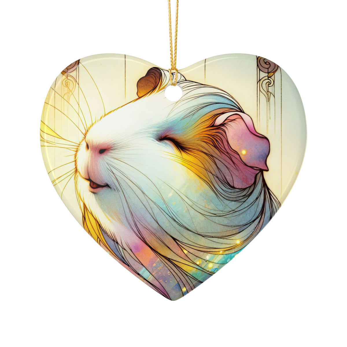 Winter Soltice Guinea Pig Ornament