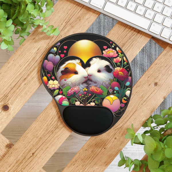 Two Piggies in a Heart with Sun Pad With Wrist Rest