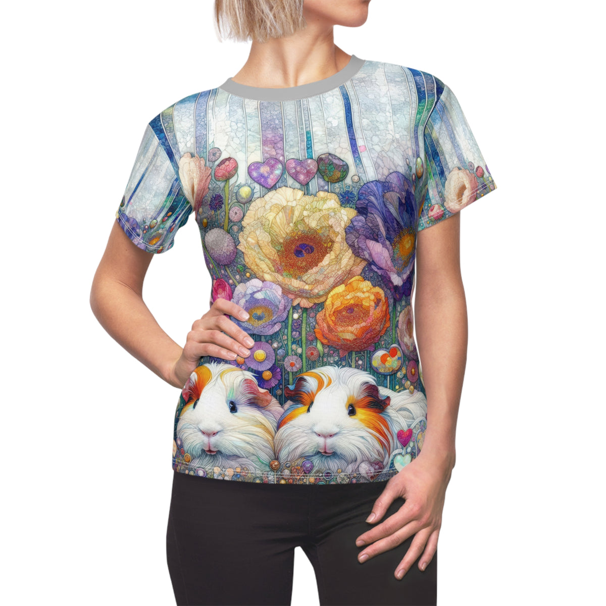 Petals & Promise Guinea Pig All-Over Print Tee