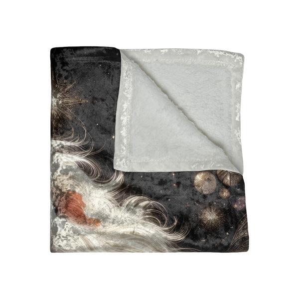 Piggy Sparkles Crushed Velvet Guinea Pig Blanket