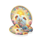 Sunny Morning Guinea Pig Soapstone Car Coaster – image 8