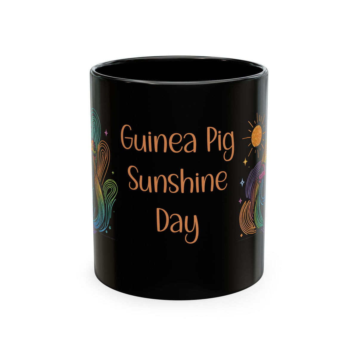 Personalized 'Teresa's Piggy Day' Ceramic Mug - Whimsical Guinea Pig Gift