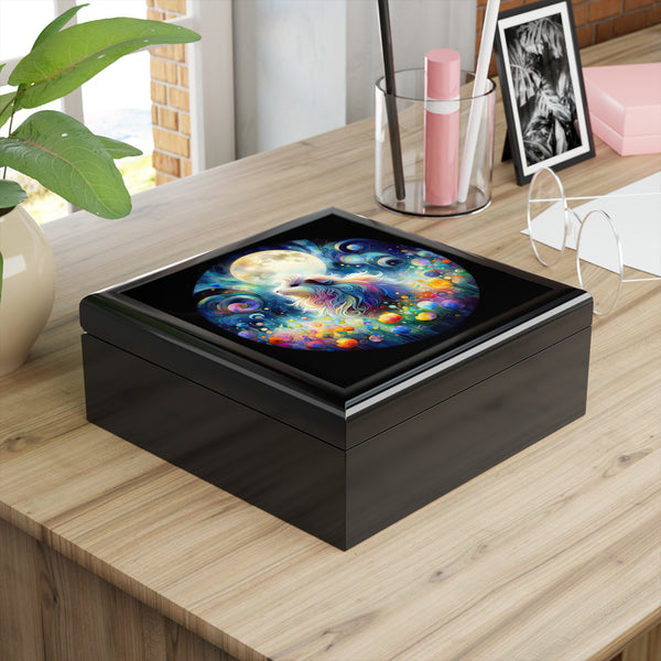 Magic Moon Song Guinea Pig Jewelry Box