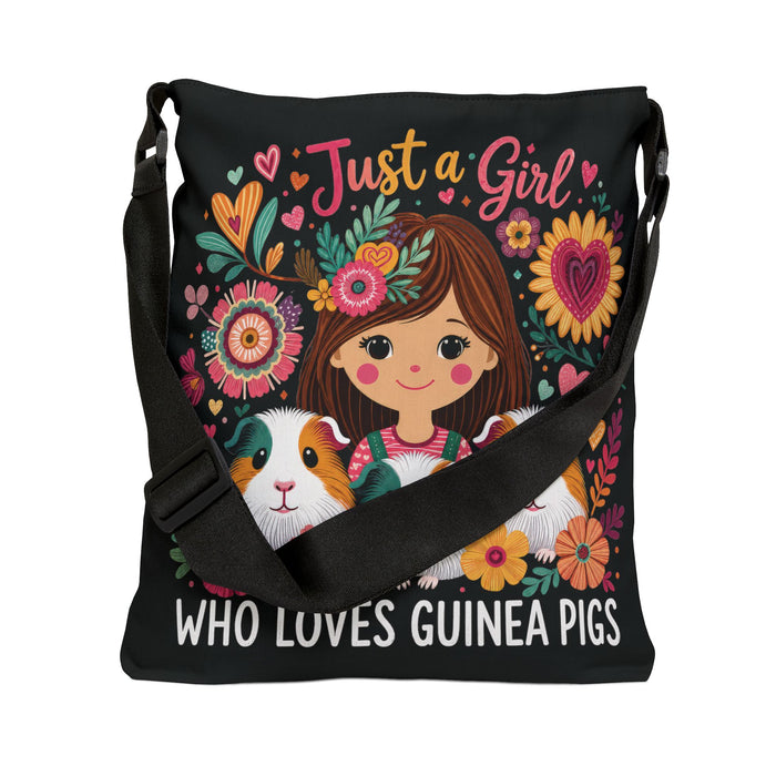 Just a Girl Guinea Pig Trio Adjustable Tote
