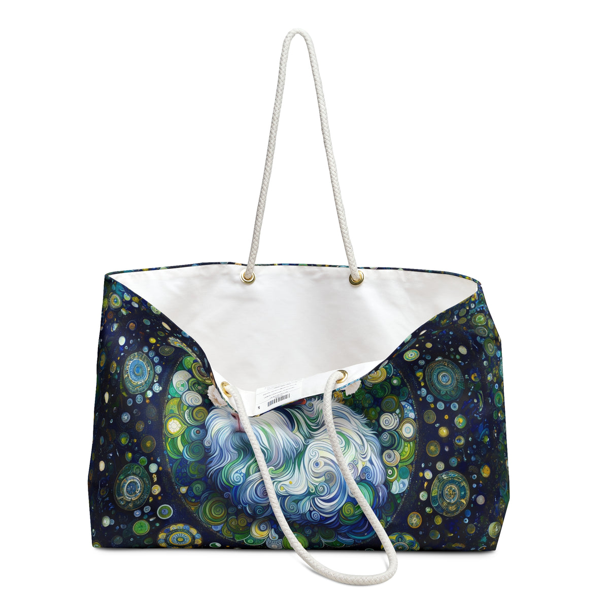 Midnight Mandala Wheekender Tote
