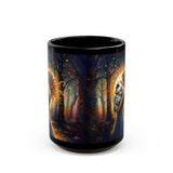 Woodlood Grace Guinea Pig Black Mug – image 2