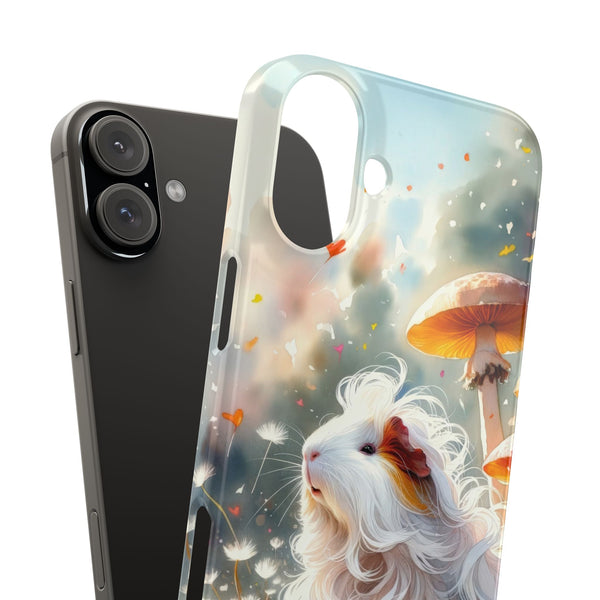 Dandelion Daze Guinea Pig Slim iPhone Case