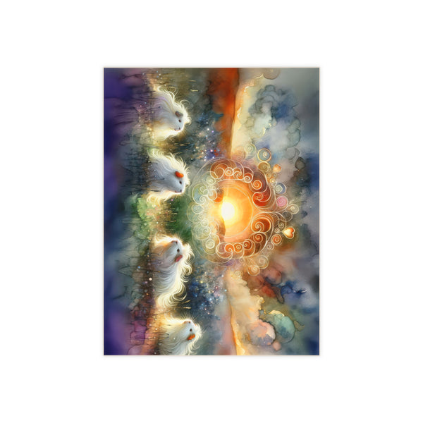 Sunset Worship Ceramic Photo Tile