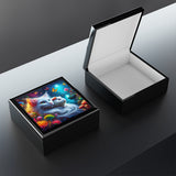 The Cavy and the Mooncat Guinea Pig Jewelry Box