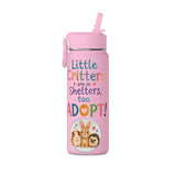 Little Critters In Shelters Too - 20oz Kids Straw Bottle – image 2