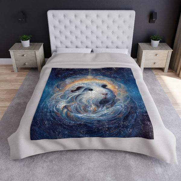Celestial Cavy Aura Crushed Velvet Guinea Pig Blanket