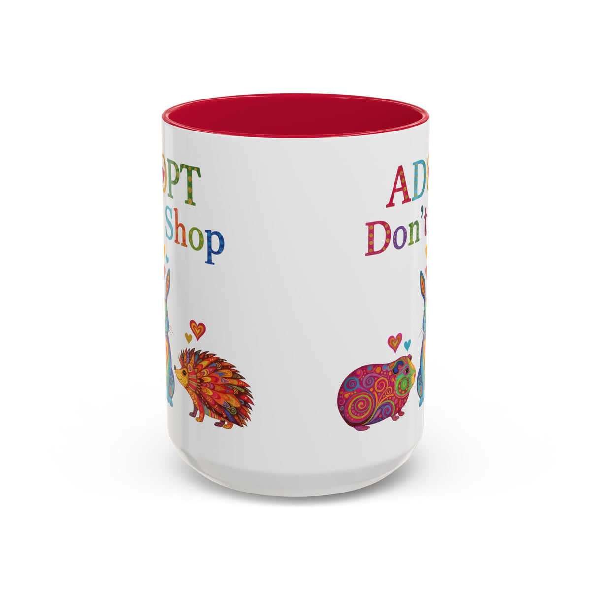 Guinea Pig Mug - Adopt Don't Shop - Boho